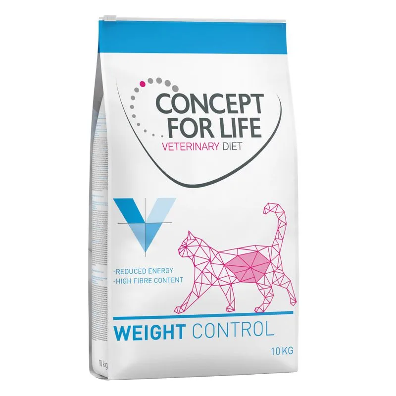 Set risparmio! 2 x 10 kg Concept for Life Veterinary Diet (Weight Control)