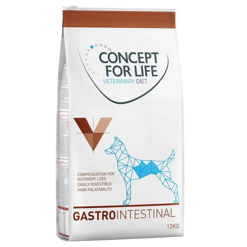 Set risparmio! 2 x 12 kg Concept for Life Veterinary Diet (Gastro Intestinal)