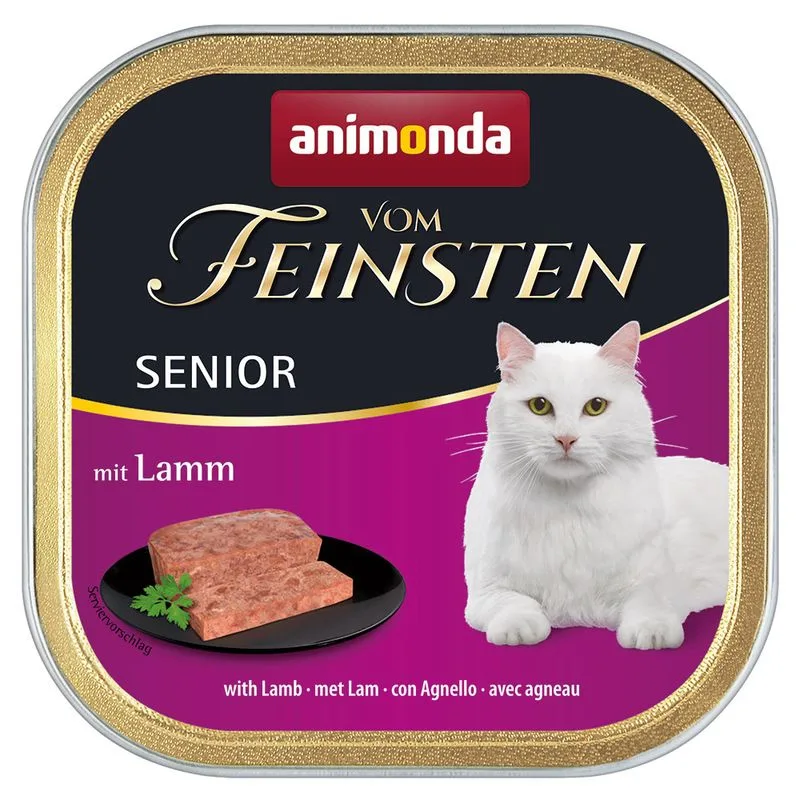 animonda vom Feinsten Senior 36 x 100 g Alimento umido per gatti (Agnello)