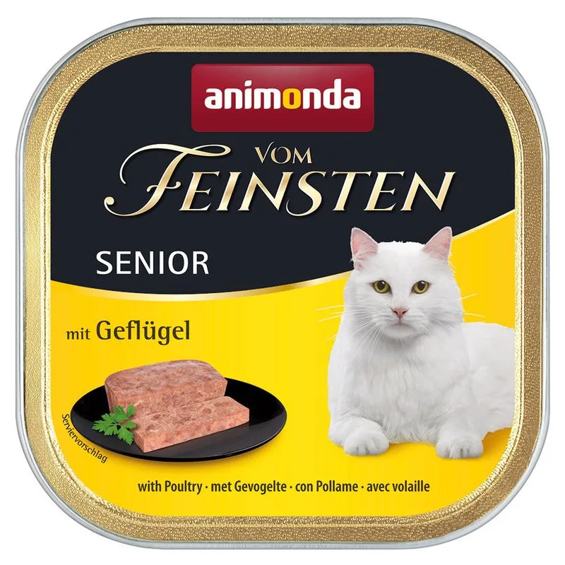 animonda vom Feinsten Senior 36 x 100 g Alimento umido per gatti (Pollame)