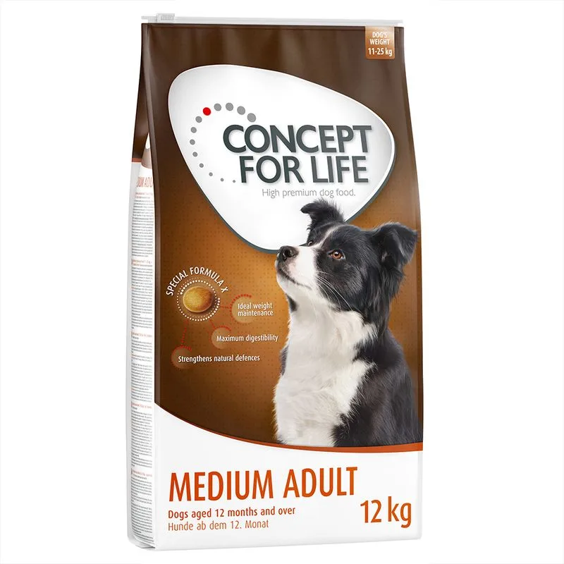 Multipack risparmio! 2 x Concept for Life (Medium Adult (2 x 12 kg))