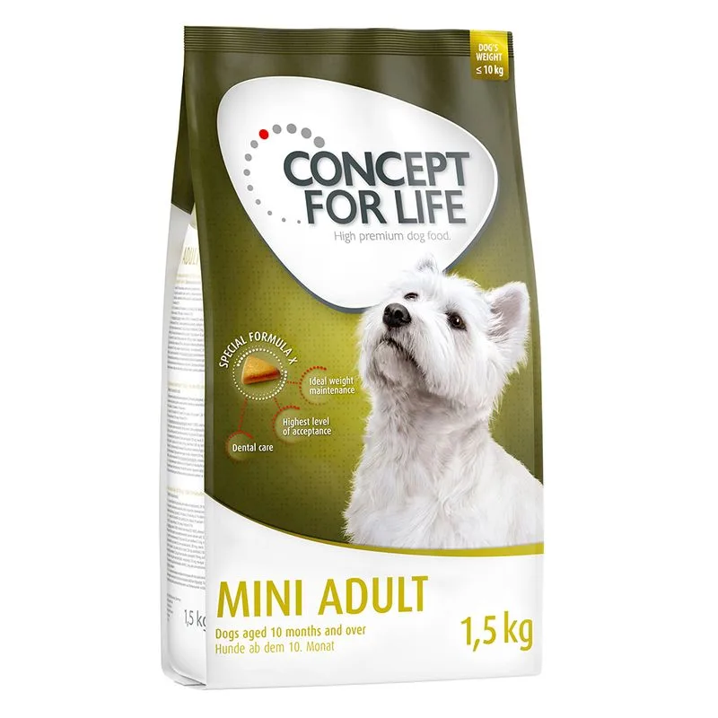 Multipack risparmio! 2 x Concept for Life (Mini Adult (2 x 3 kg))