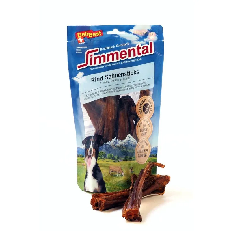 Delibest Bastoncini di tendine di manzo Simmental (Set %: 2 x 250 g)