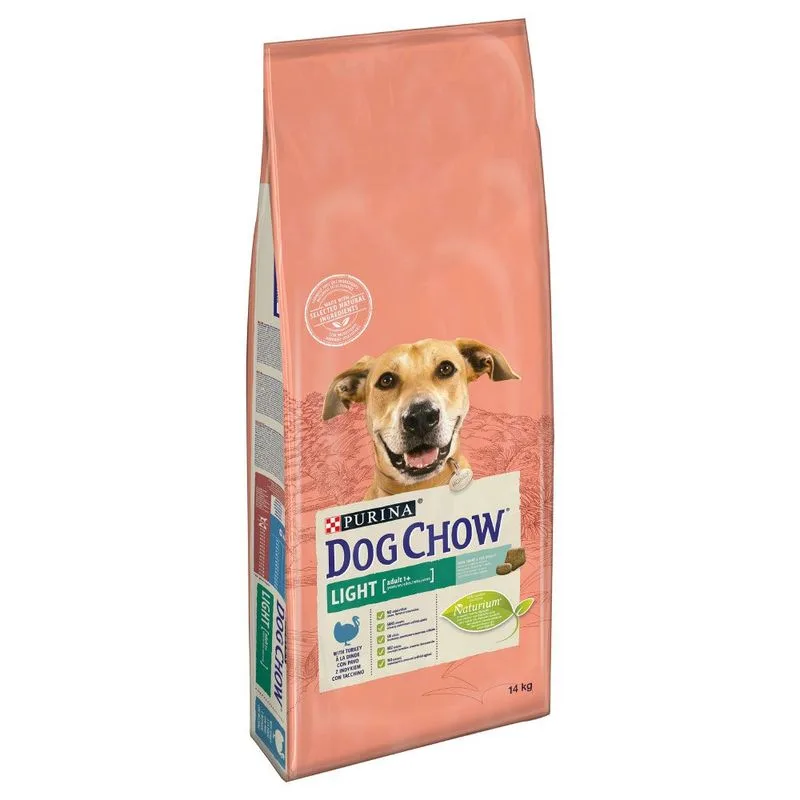 PURINA Dog Chow Adult Light Tacchino Crocchette per cane (Set %: 2 x 14 kg)