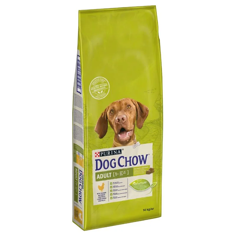 PURINA Dog Chow Adult Pollo Crocchette per cane (Set %: 2 x 14 kg)