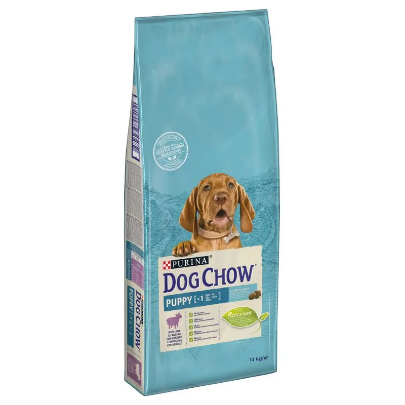 PURINA Dog Chow Puppy Agnello Crocchette per cane (Set %: 2 x 14 kg)
