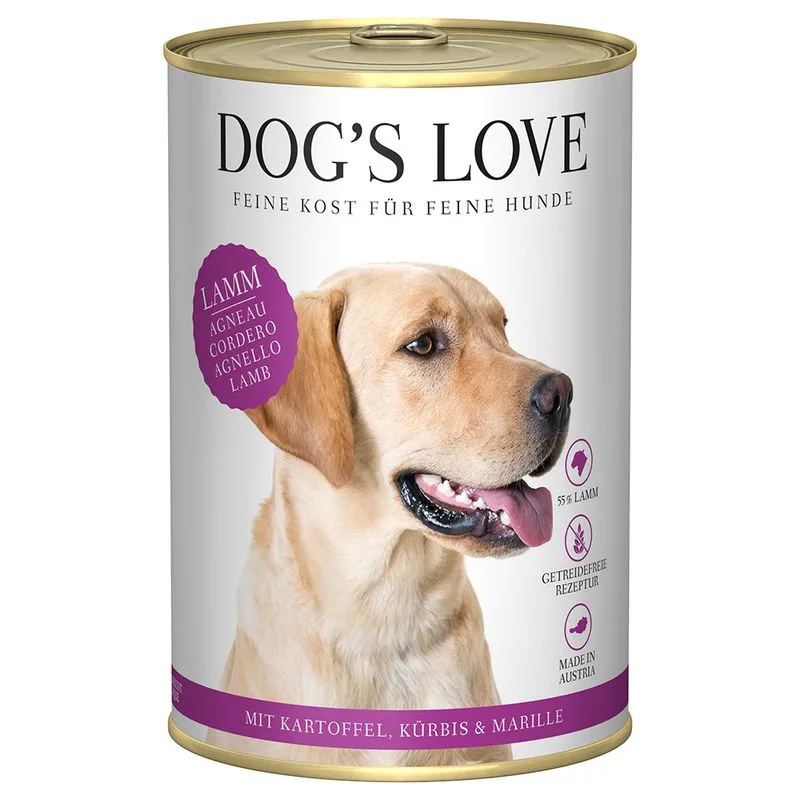 Dog´s Love Adult 24 x 400 g (Agnello)