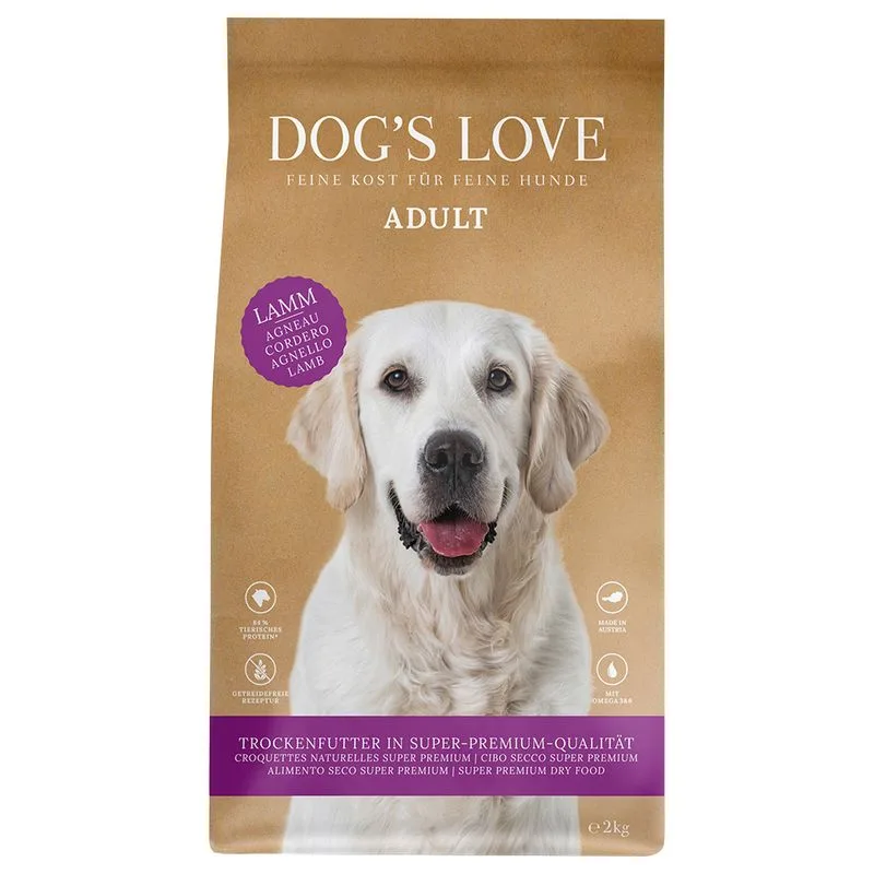 Dog´s Love Adult Agnello Crocchette per cane (Set %: 2 x 2 kg)