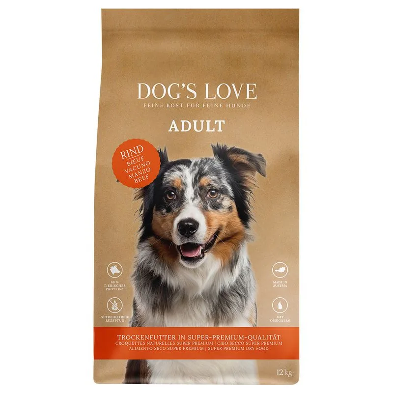 Dog´s Love Adult Manzo (Set %: 2 x 12 kg)