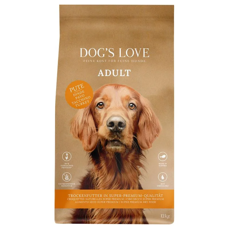 Dog´s Love Adult Tacchino (Set %: 2 x 12 kg)