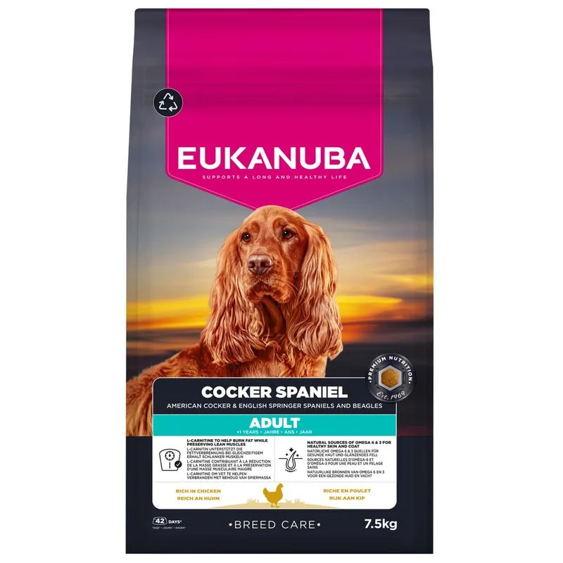 Eukanuba Adult Breed Care Specific Cocker Spaniel (Set %: 2 x 7,5 kg)