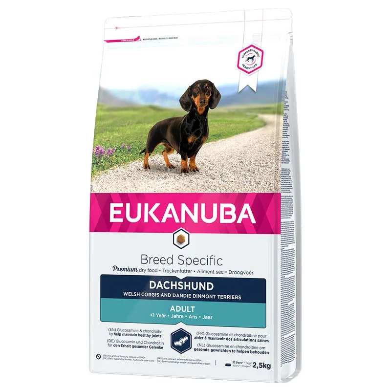 Eukanuba Adult Breed Specific Bassotto tedesco (Set %: 3 x 2,5 kg)