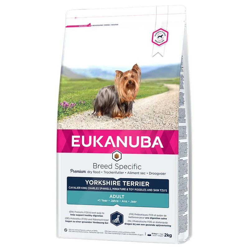 Eukanuba Adult Breed Specific Yorkshire Terrier (Set %: 3 x 2 kg)