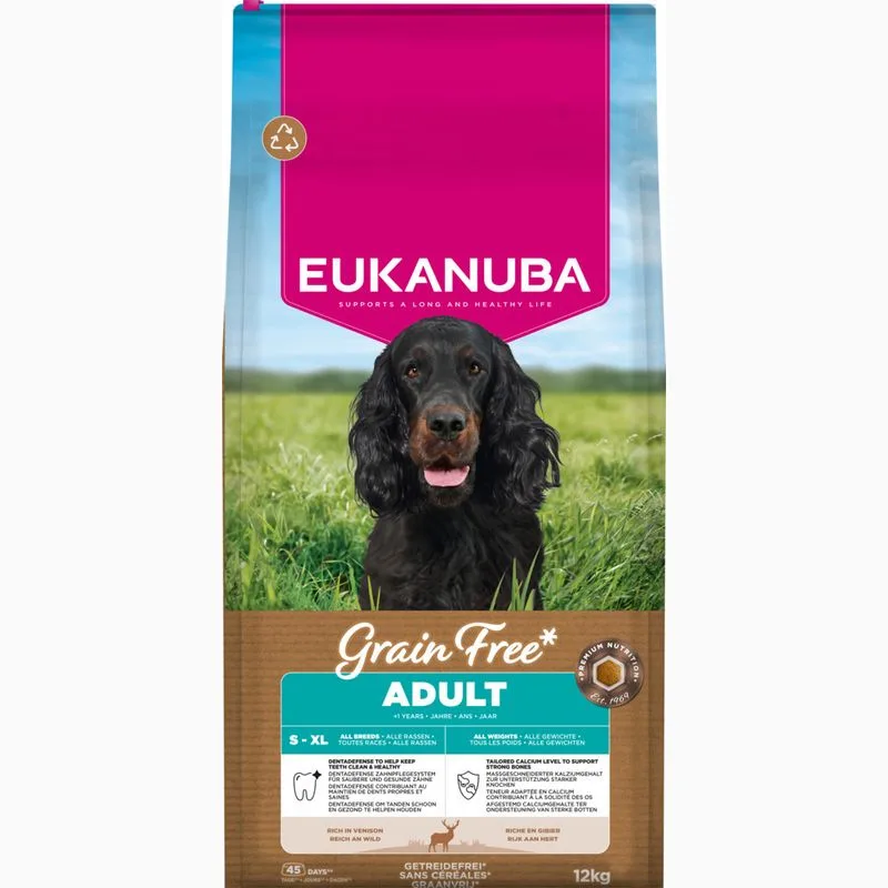 Eukanuba Grain Free Adult Selvaggina (Set %: 2 x 12 kg)