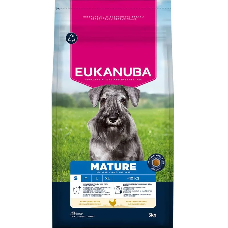 Eukanuba Premium Nutrition Mature Small Breed Pollo (Set %: 2 x 3 kg)