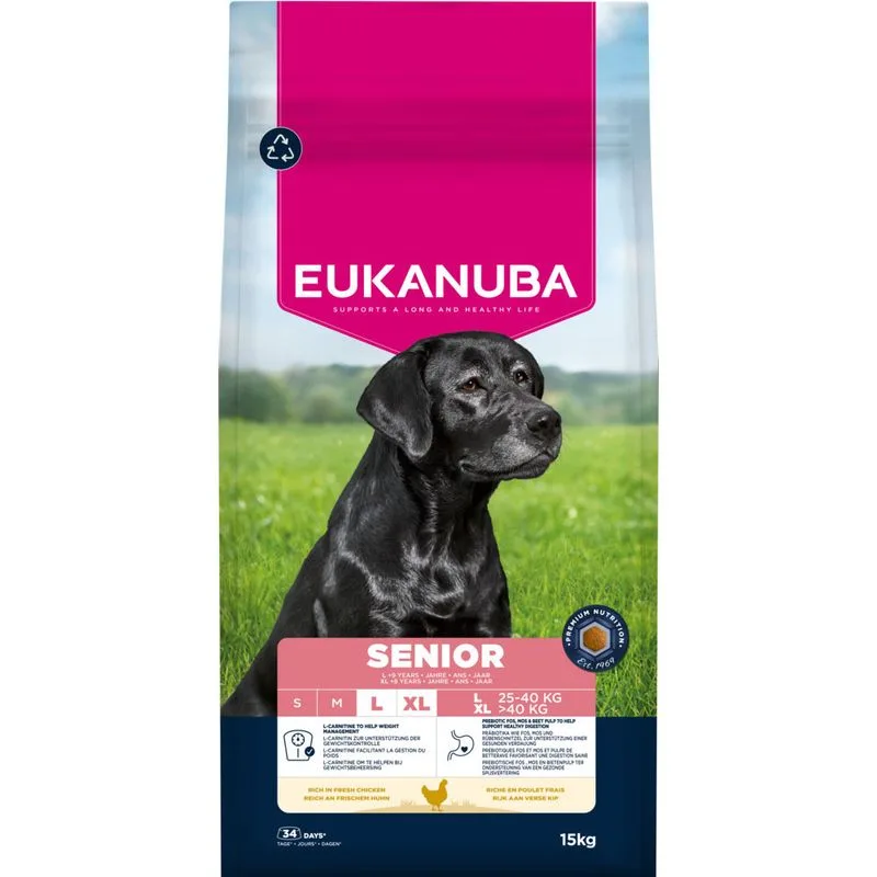 Eukanuba Premium Nutrition Senior Large & Giant Breed Pollo (Set %: 2 x 15 kg)