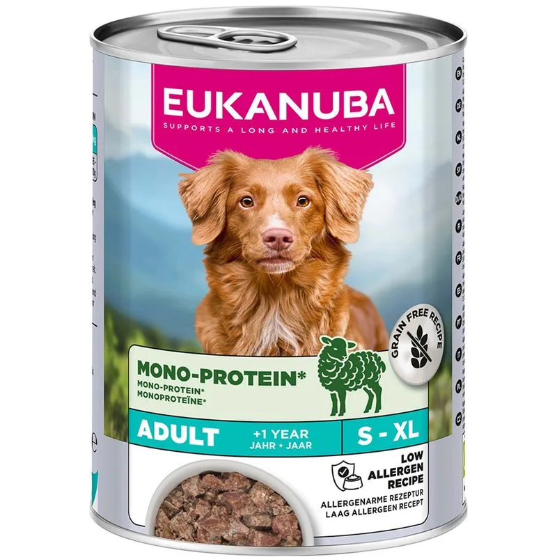 Eukanuba Special Care Adult Mono-Protein con Agnello (Set %: 24 x 400 g)