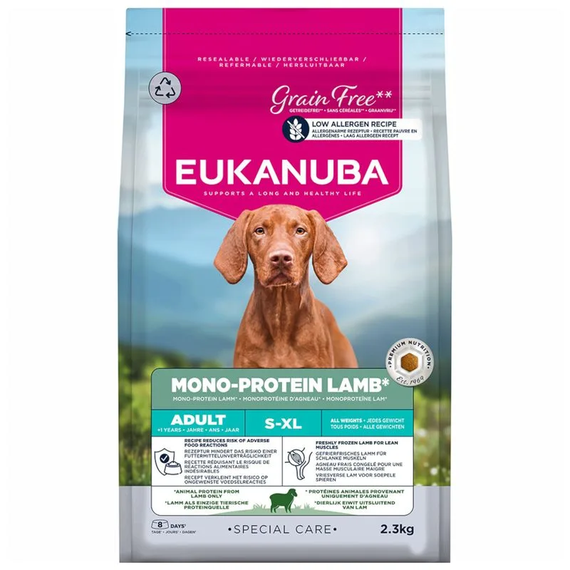 Eukanuba Special Care Mono-Protein Adult Agnello (Set %: 2 x 2,3 kg)