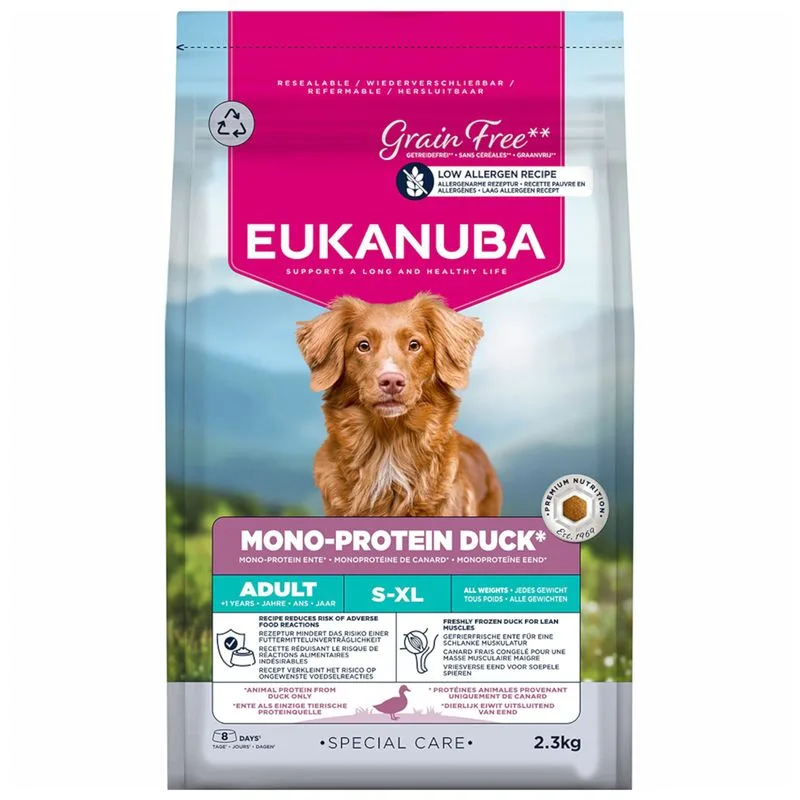Eukanuba Special Care Mono-Protein Adult Anatra (Set %: 2 x 2,3 kg)
