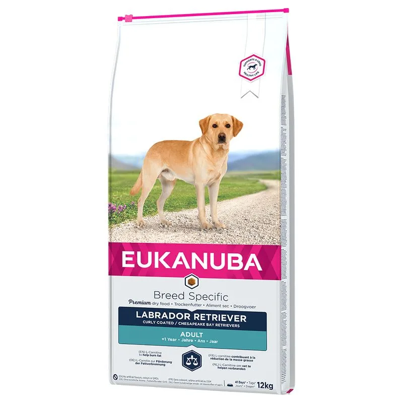 Multipack risparmio! 2 x Eukanuba Crocchette per cane (2 x 12 kg Adult Breed Specific Labrador Retriever)