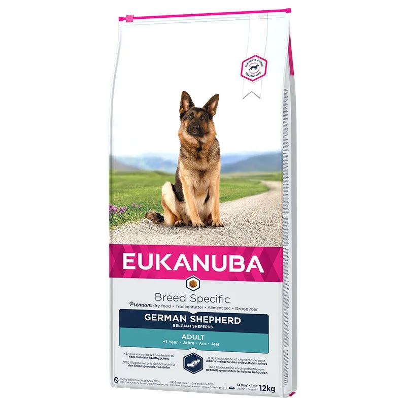 Multipack risparmio! 2 x Eukanuba Crocchette per cane (2 x 12 kg Adult Breed Specific Pastore tedesco)
