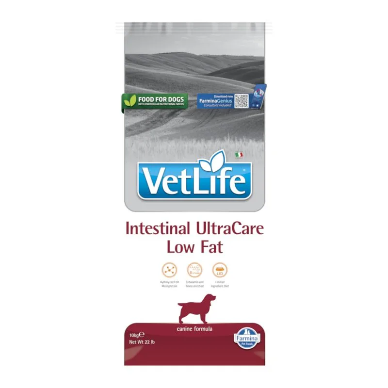 Farmina Vet Life Dog Intestinal UltraCare Low Fat (Set %: 2 x 10 kg)