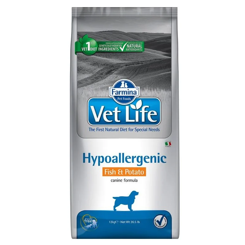 Farmina Vet Life Hypoallergenic Canine Formula Pesce & Patate (Set %: 2 x 12 kg)