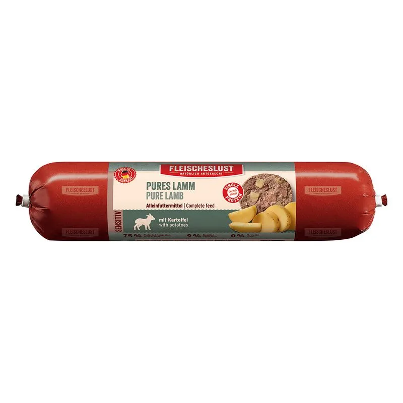 Fleischeslust Sensitiv 6 x 800 g (Puro Agnello con Patate)