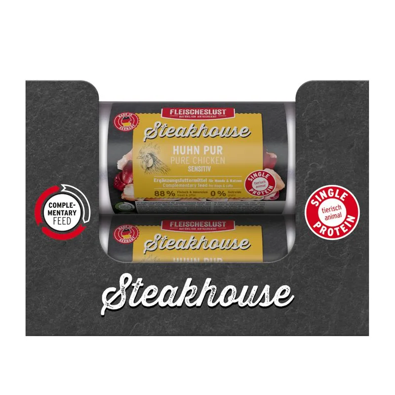 Fleischeslust Steakhouse Sensitive 12 x 500 g (Pollo)
