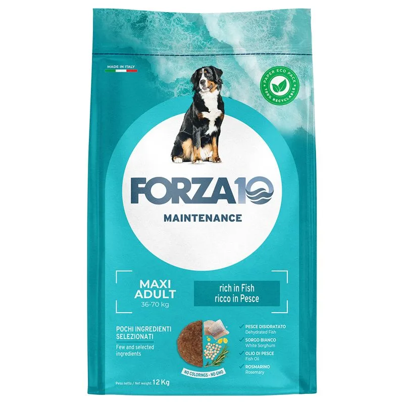 Forza10 Maintenance Maxi Adult al Pesce Crocchette cane (Set %: 2 x 12 kg)