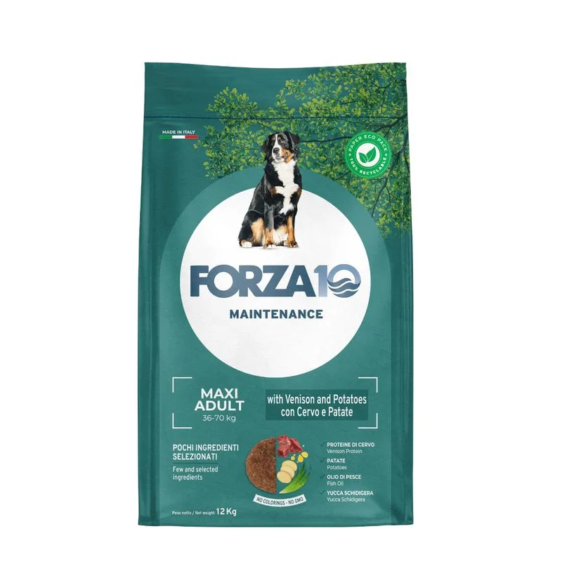 Forza10 Maintenance Maxi con Cervo e Patate Crocchette cane