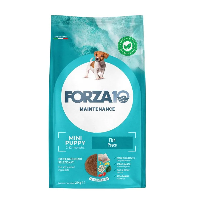 Forza10 Mini Puppy Pesce Crocchette cane (Set %: 3 x 2 kg)