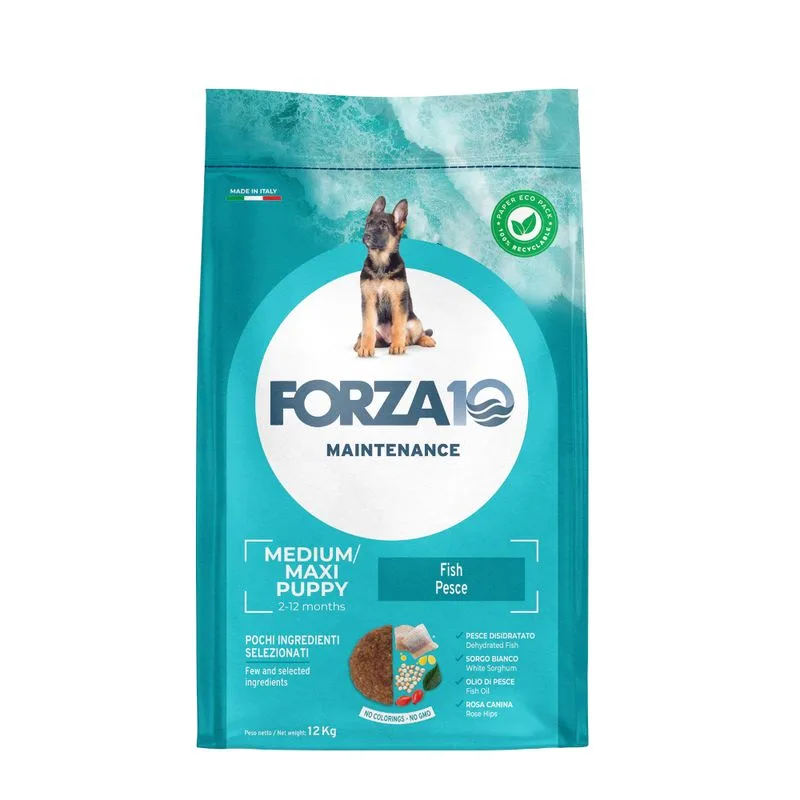 Forza10 Puppy Junior al Pesce Crocchette cane (Set %: 2 x 12 kg)