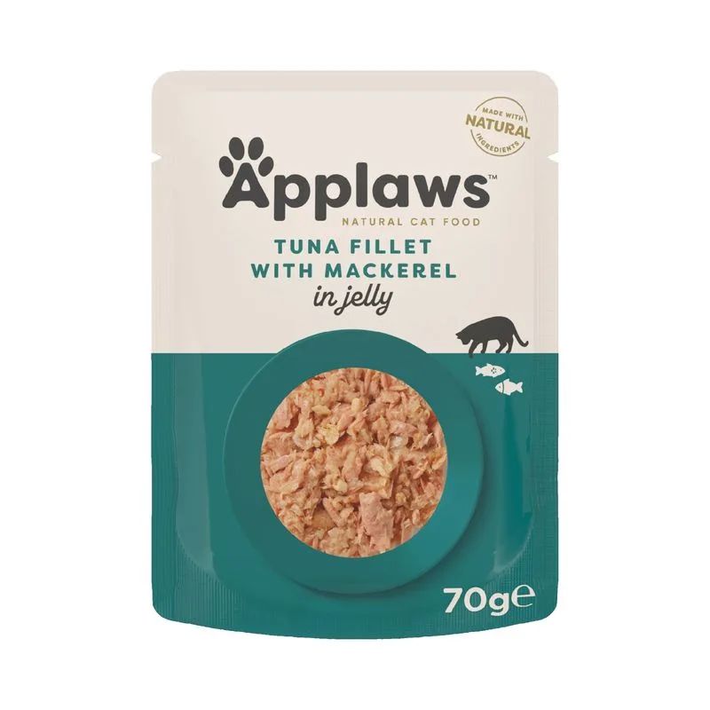 Applaws Buste in gelatina 32 x 70 g (Tonno con Sgombro)