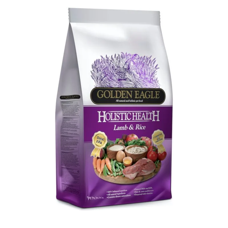 Set risparmio! 2 x Golden Eagle Crocchette per cani (2 x 12 kg Holistic Agnello)