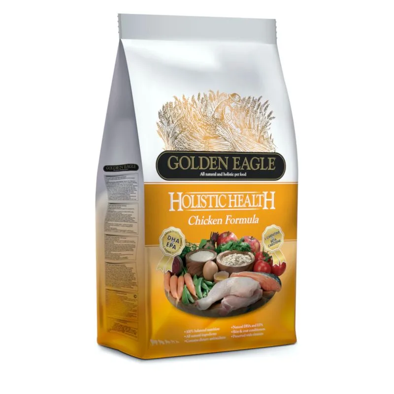 Set risparmio! 2 x Golden Eagle Crocchette per cani (2 x 12 kg Holistic Pollo)