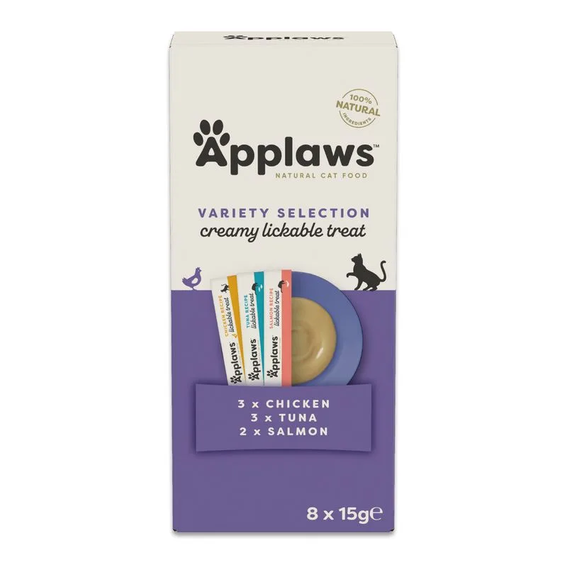 Applaws Crema golosa 32 x 15 g (Mix: Pollo, Tonno, Salmone)