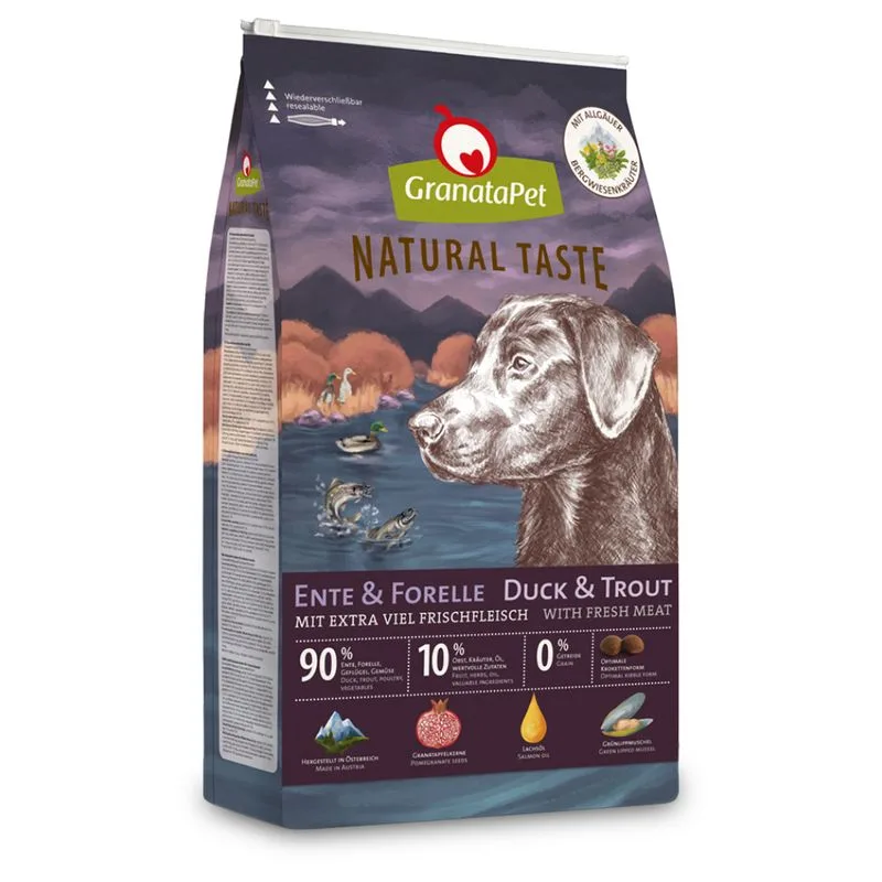 GranataPet Natural Taste Anatra e Trota (Set %: 2 x 12 kg)