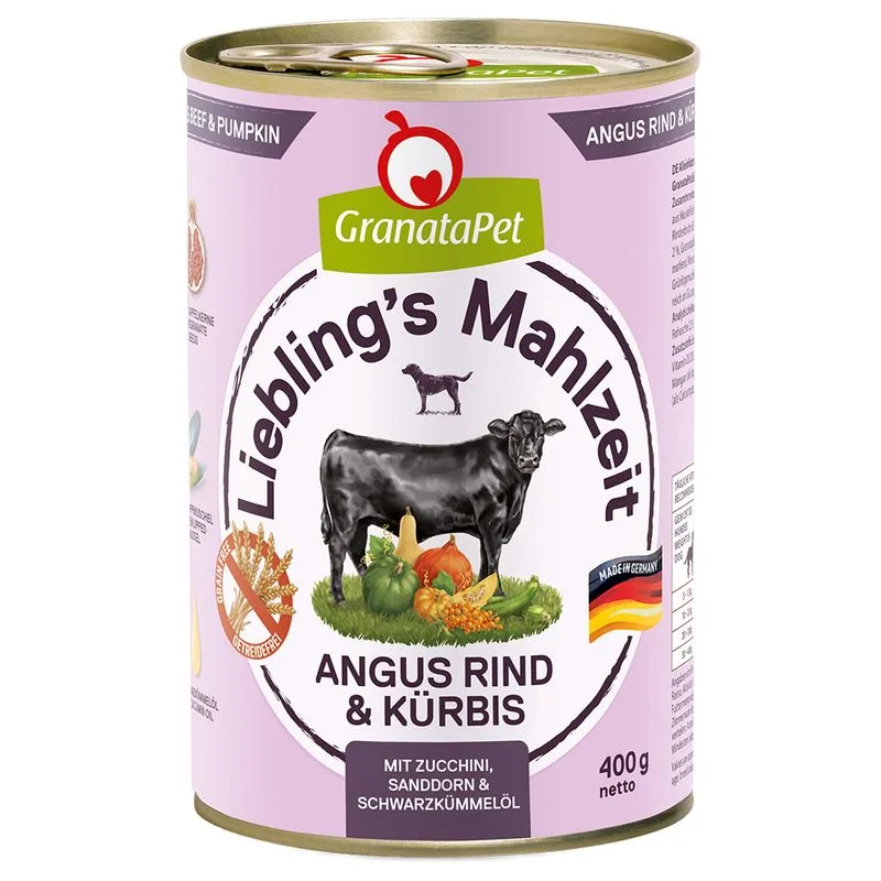GranataPet 6 x 400 g (Angus & Zucca)