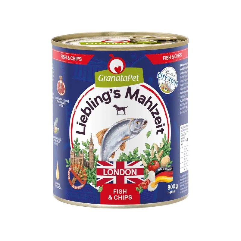 Granatapet Liebling´s Mahlzeit City Tour 6 x 800 g (Londra (Fish & Chips))
