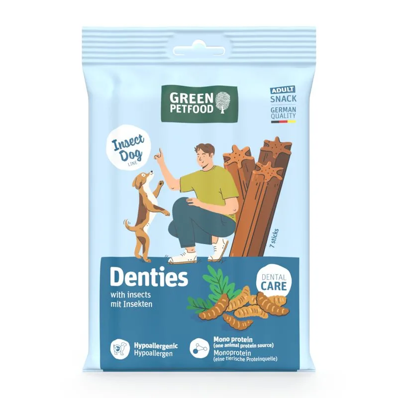 Green Petfood InsectDog Denties (Set %: 13 x 180 g)