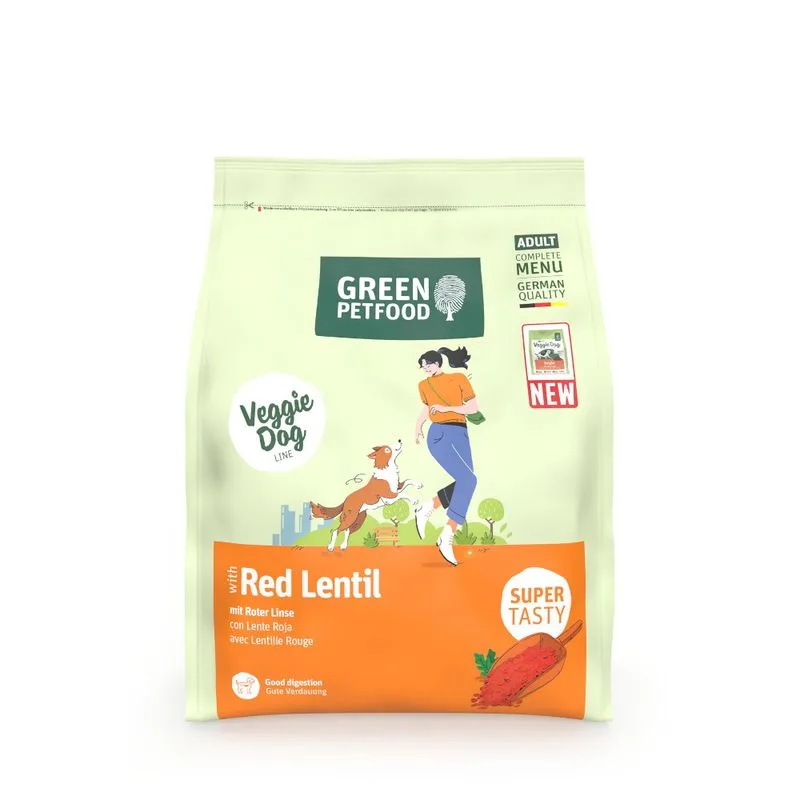 Green Petfood con Lenticchie rosse (900 g)