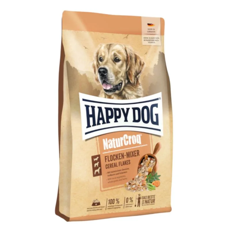 Happy Dog Premium NaturCroq Cereal Flakes Alimento in fiocchi per cani (Set %: 2 x 1,5 kg)