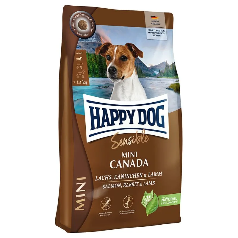Happy Dog Sensible Mini Canada Crocchette per cane (Set %: 2 x 4 kg)