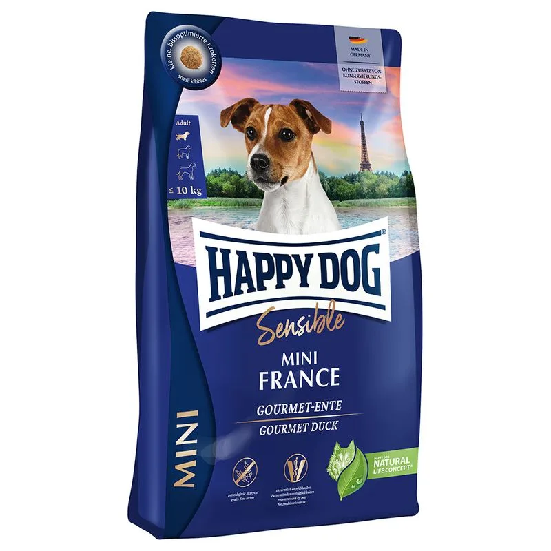 Happy Dog Sensible Mini Francia Crocchette per cane (Set %: 2 x 4 kg)