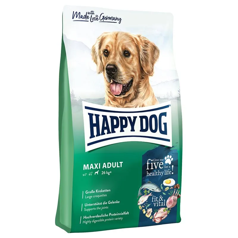 Multipack Risparmio! 2 x Happy Dog Supreme (2 x 14 kg Fit & Vital Maxi Adult)