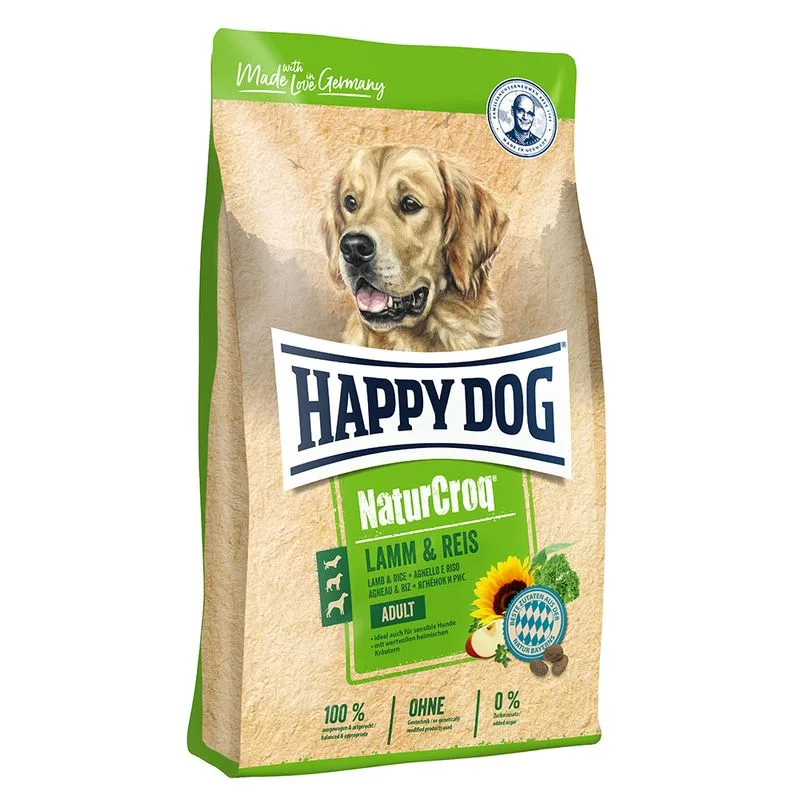 Multipack risparmio! 2 x Happy Dog NaturCroq (2 x 15 kg Agnello & Riso)