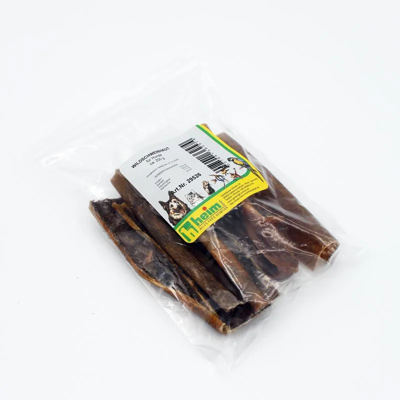 Heim Snack di Selvaggina Pelle di Cinghiale (Set %: 3 x 200 g)