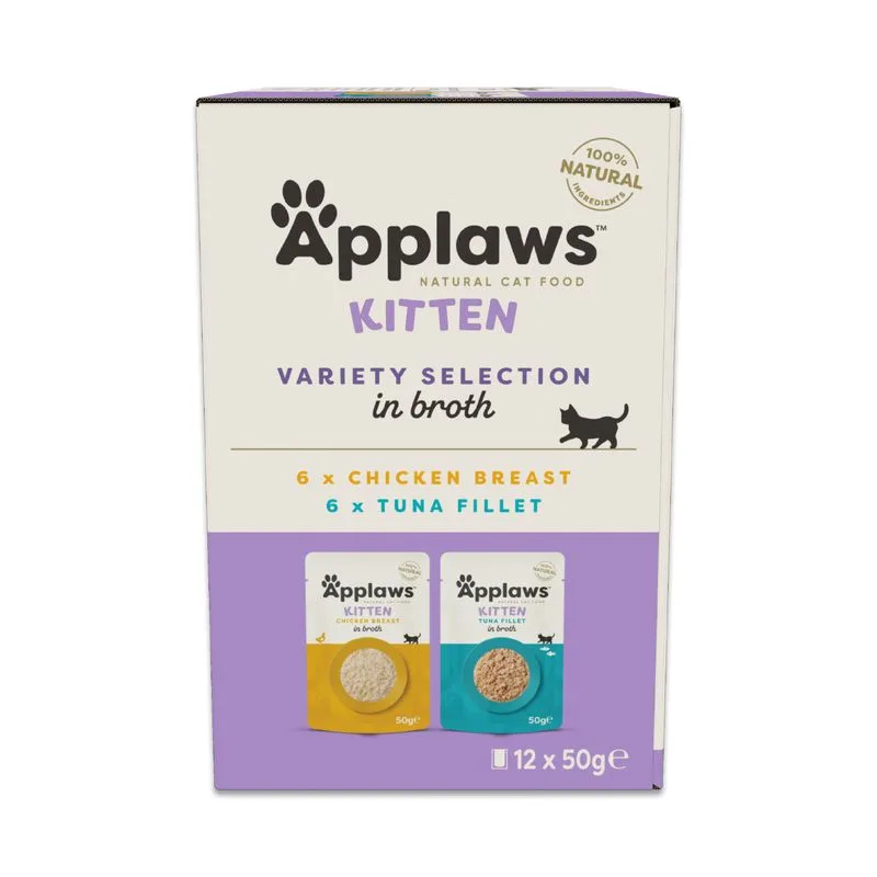 Applaws Natural Kitten in Brodo 24 x 50 g