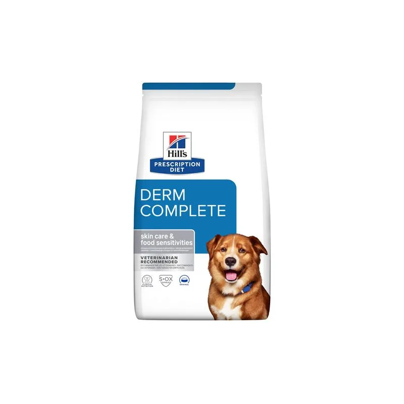 Hill’s Prescription Diet Derm Complete con Riso e Uova (Set %: 2 x 12 kg)